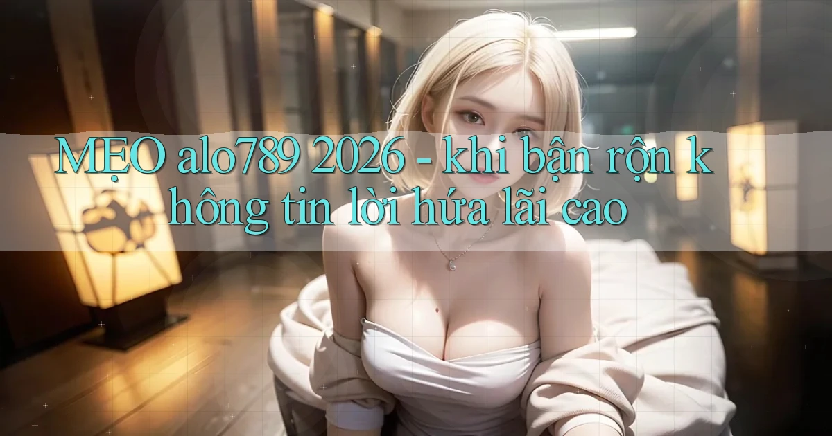 MẸO alo789 2026   khi bận rộn không tin lời hứa lãi cao