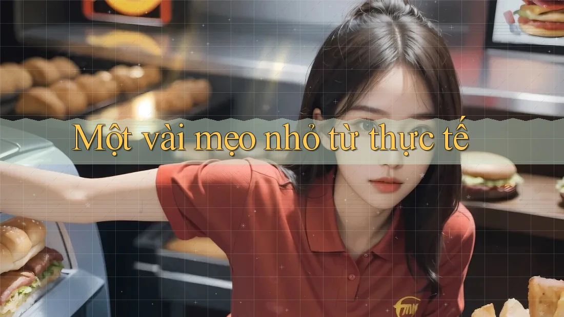 Một vài mẹo nhỏ từ thực tế