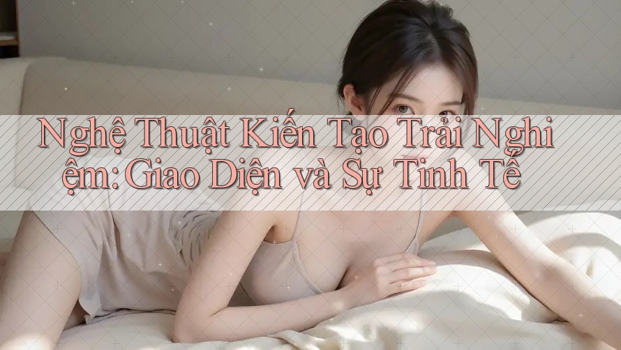 Nghệ Thuật Kiến Tạo Trải Nghiệm: Giao Diện và Sự Tinh Tế