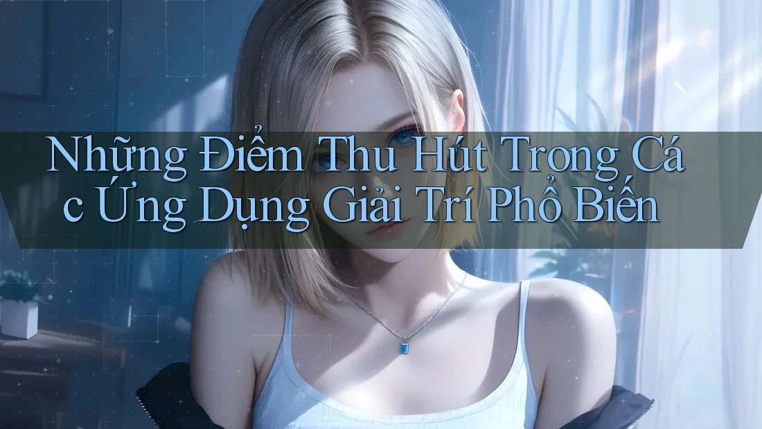 Những Điểm Thu Hút Trong Các Ứng Dụng Giải Trí Phổ Biến