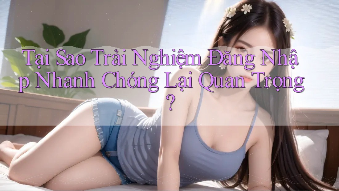Tại Sao Trải Nghiệm Đăng Nhập Nhanh Chóng Lại Quan Trọng?