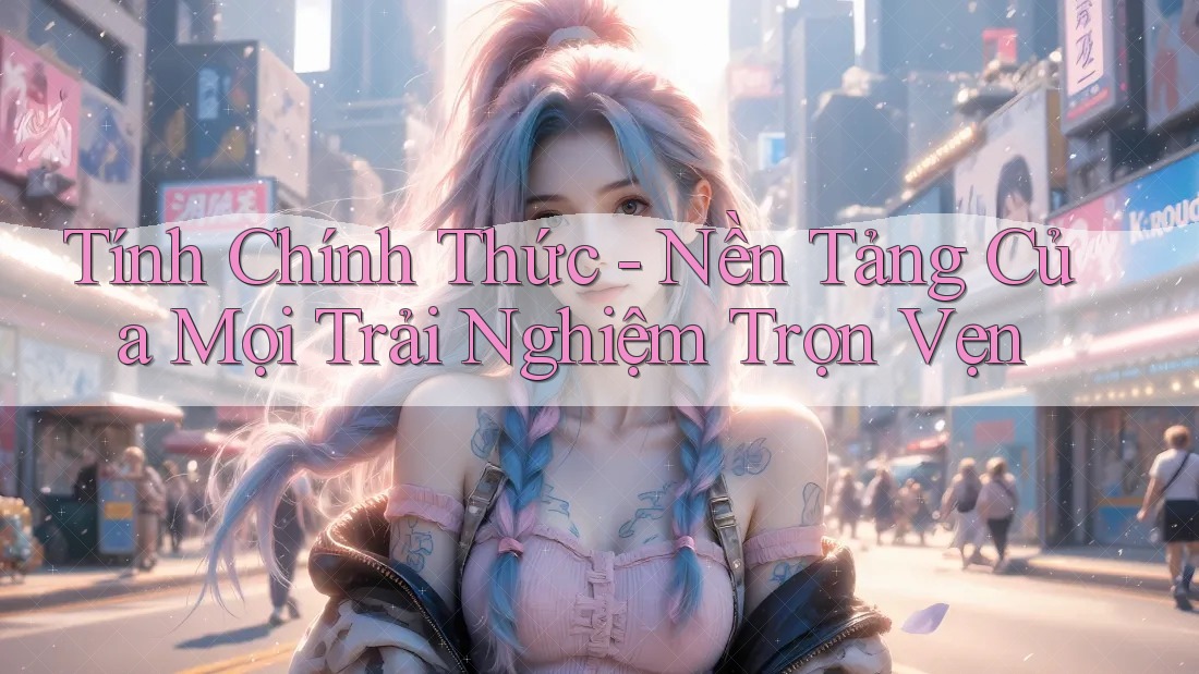 Tính Chính Thức - Nền Tảng Của Mọi Trải Nghiệm Trọn Vẹn Tính Chính Thức - Nền Tảng Của Mọi Trải Nghiệm Trọn Vẹn