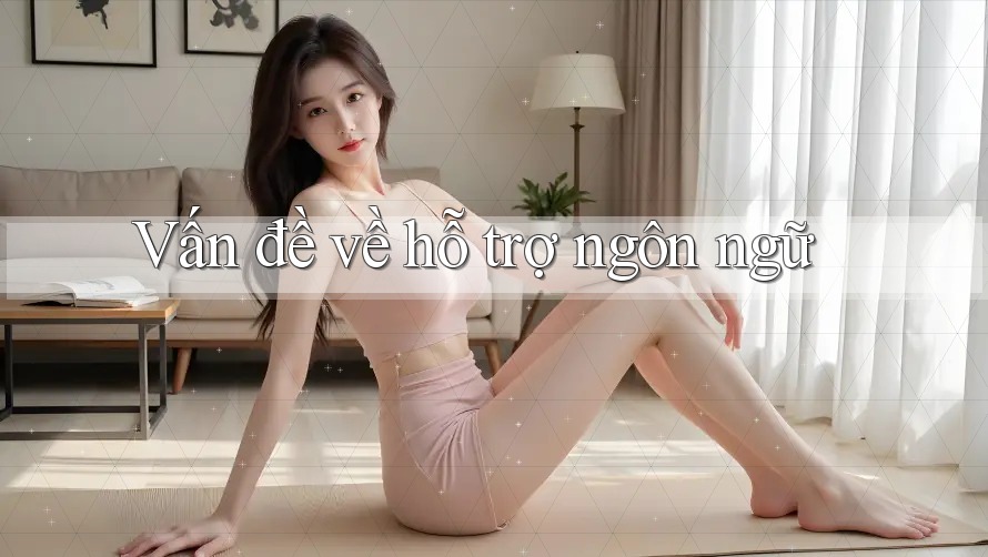 Vấn đề về hỗ trợ ngôn ngữ Vấn đề về hỗ trợ ngôn ngữ